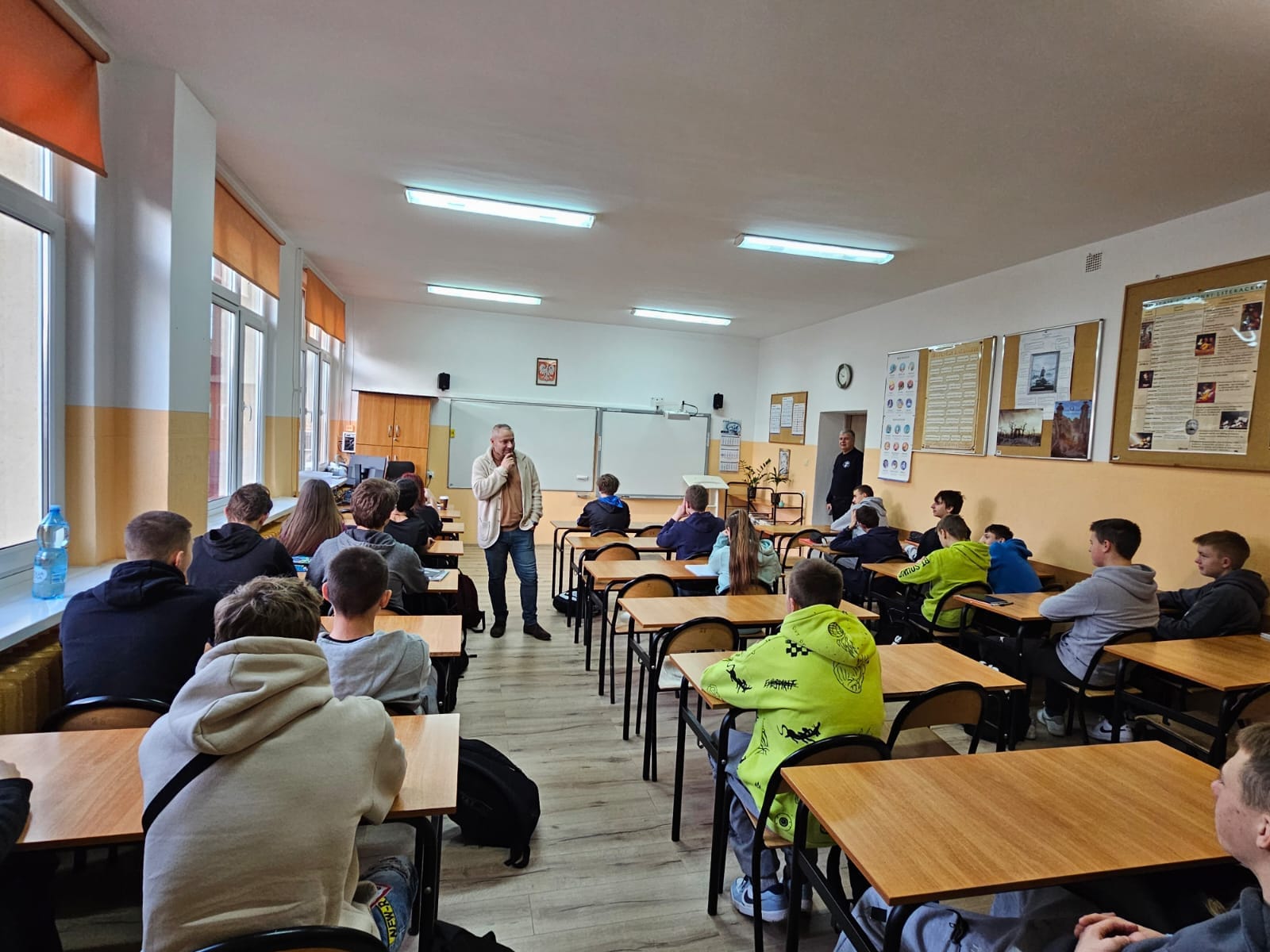 Zajęcia profilaktyczne w  Zespole  Szkół Morskich w Darłowie