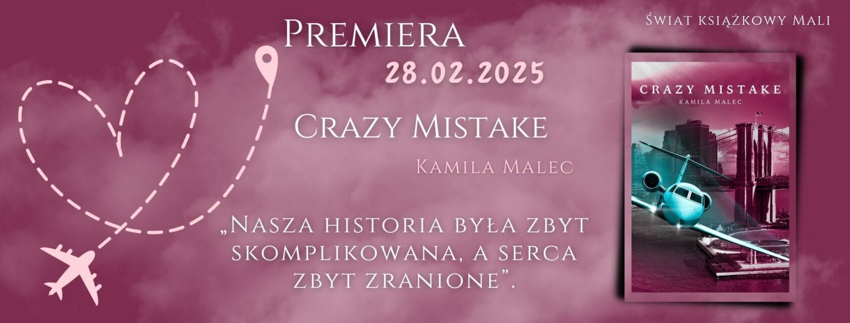 Nowa powieść darłowianki Kamili Malec – romans „Crazy Mistake