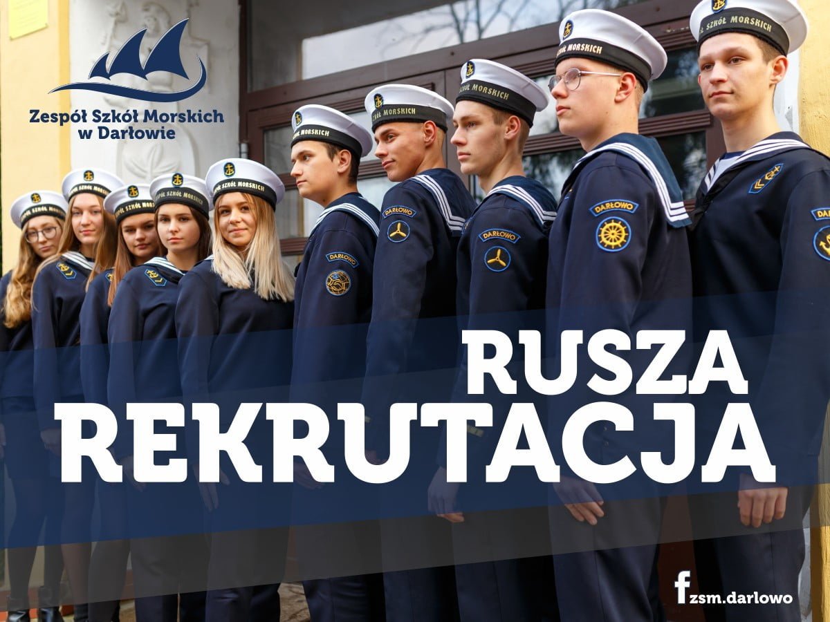 Rekrutacja do Zespołu Szkół Morskich w Darłowie - Miasto Darłowo