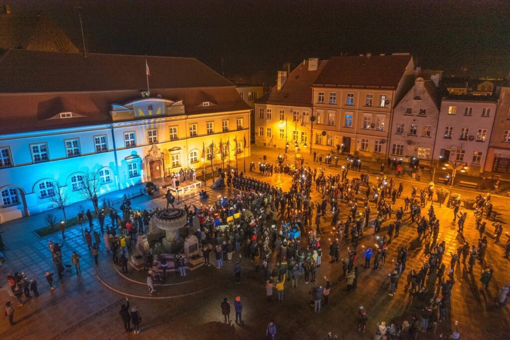 Darłowski wiec solidarności z Ukrainą