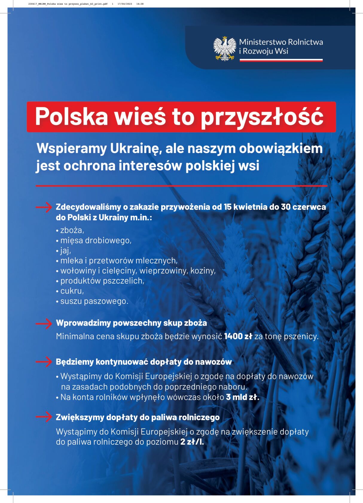 230417 mrirw polska wies to przyszlosc plakat a3 print 1