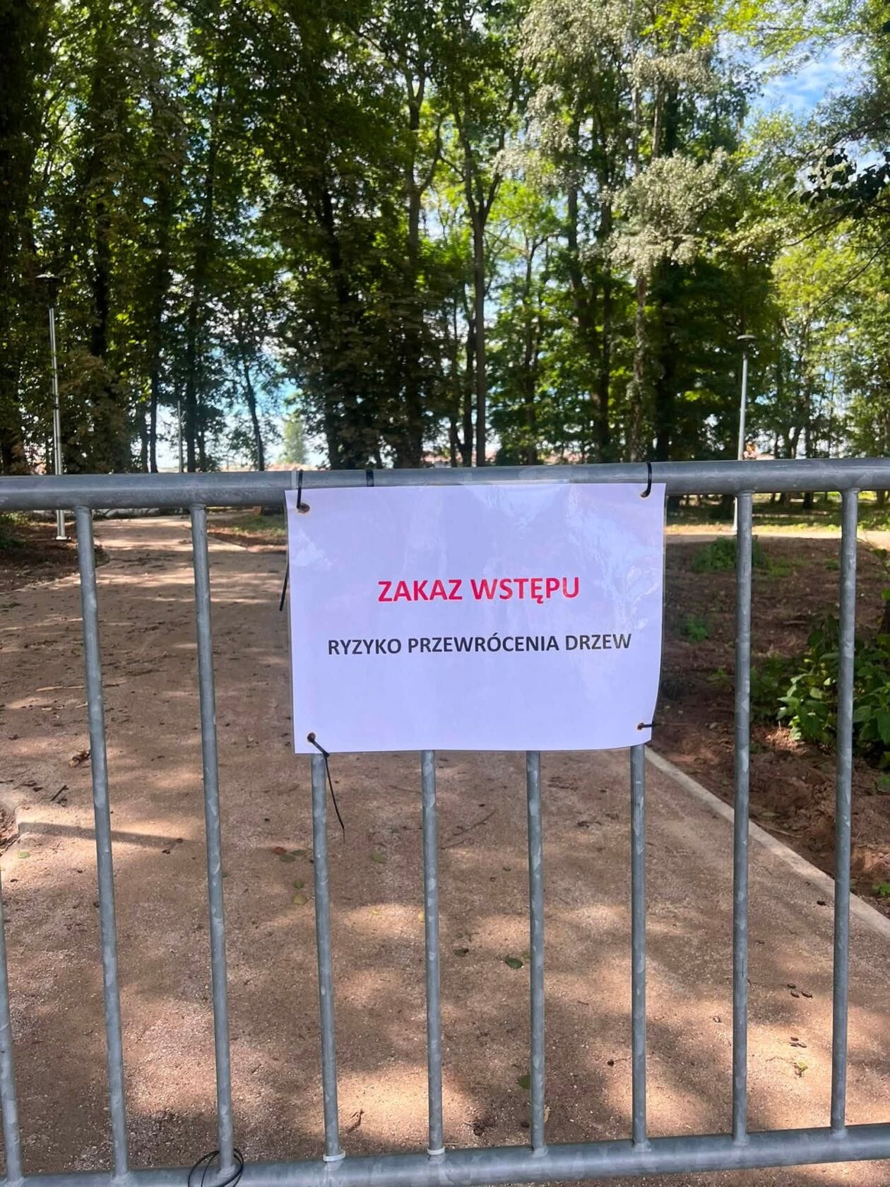 WAŻNY KOMUNIKAT – teren Parku Conrada zostaje zamknięty do odwołania