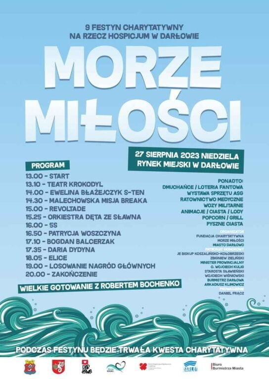 plakat morze milosci