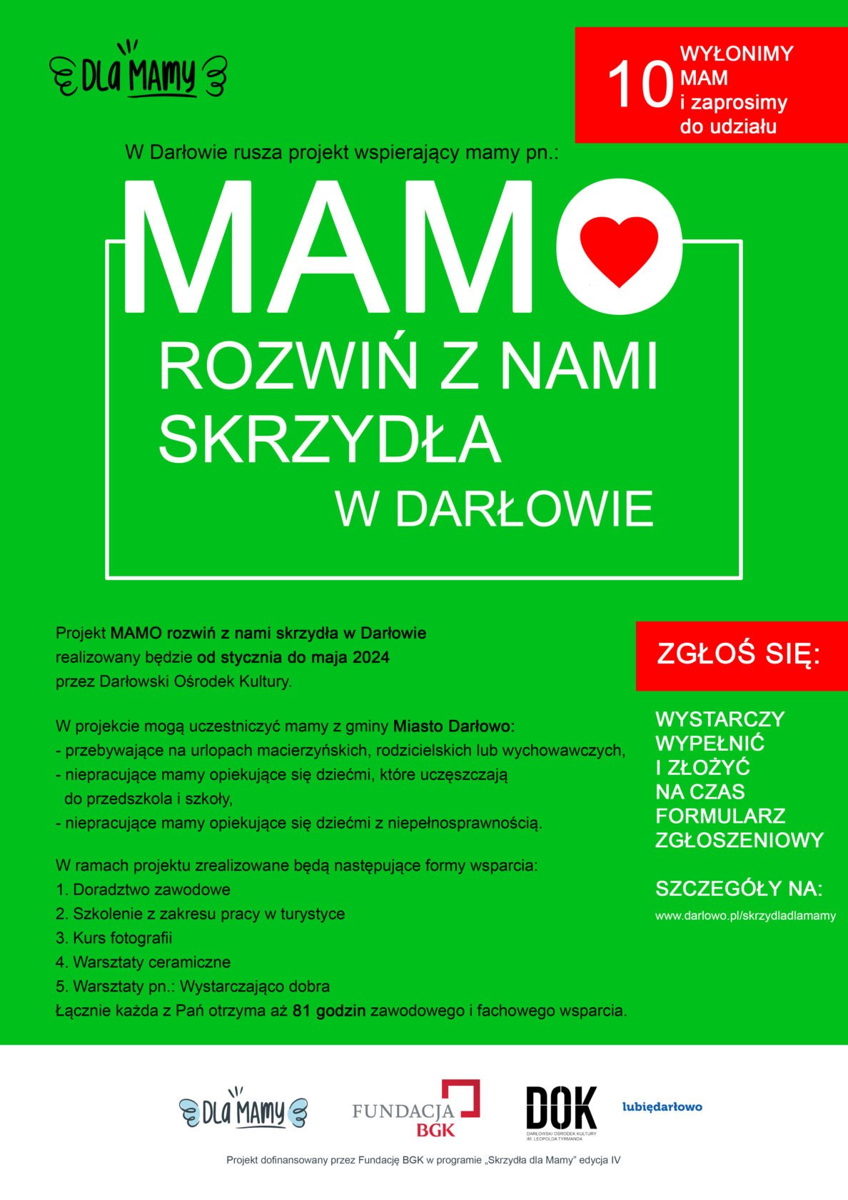 projekt skrzydla dla mamy