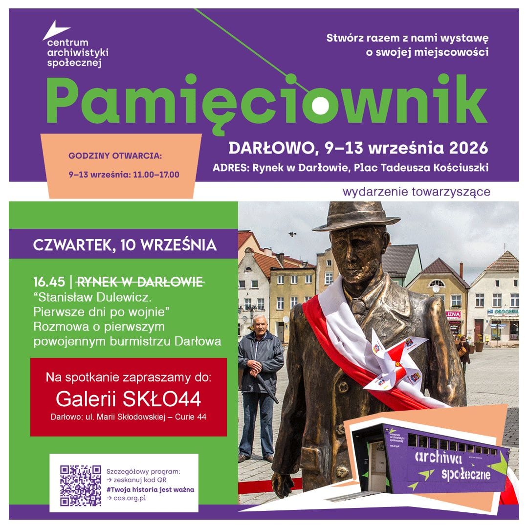 O Stanisławie Dulewiczu rozmawiać będziemy dziś… w Galerii SKŁO44