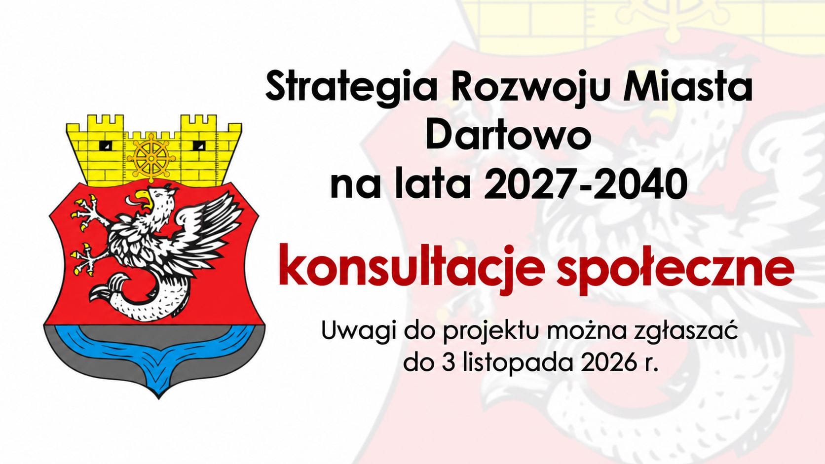 Strategii Rozwoju Miasta Darłowo na&nbsp;lata 2027–2040