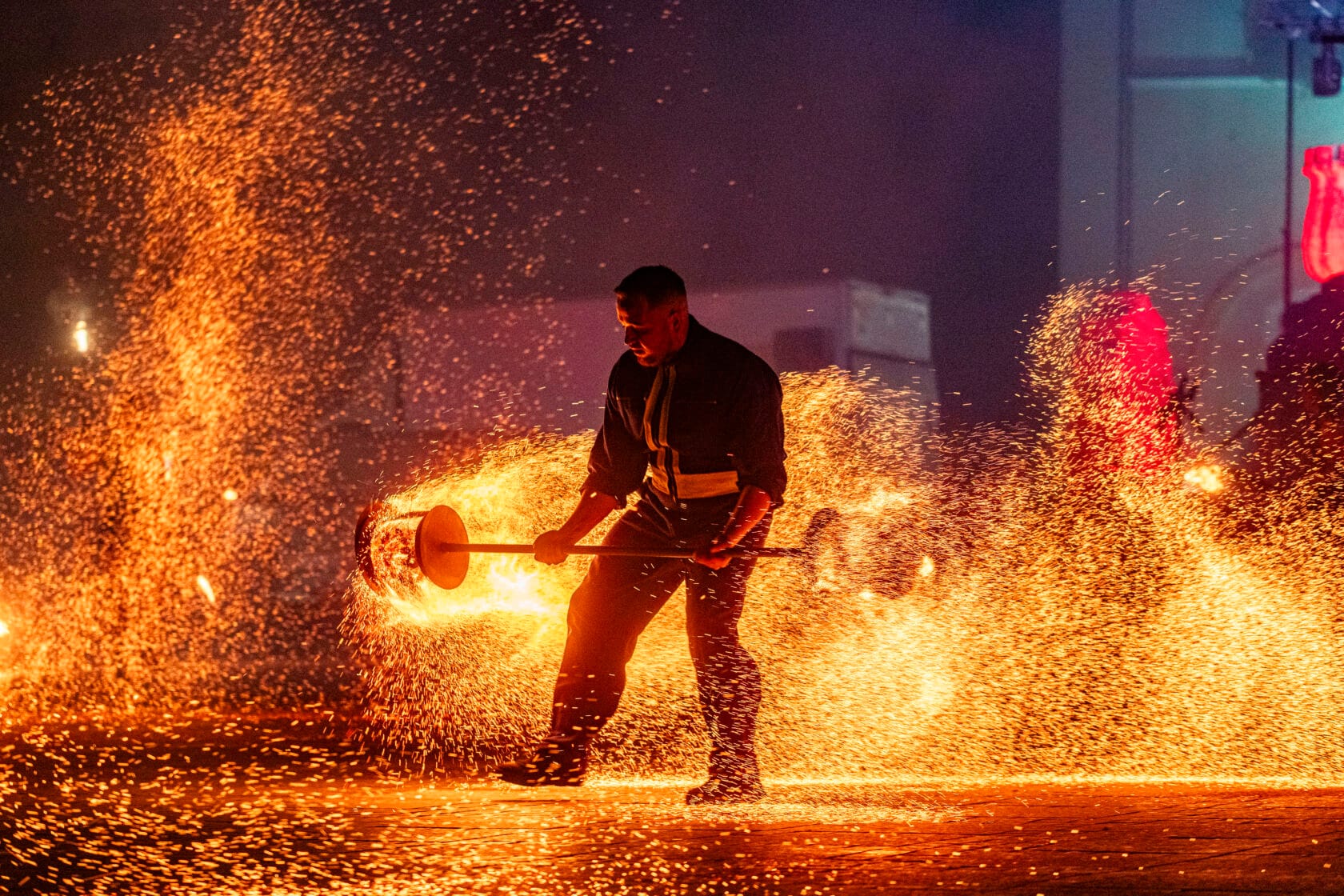 Darłowo w płomieniach – Fire show