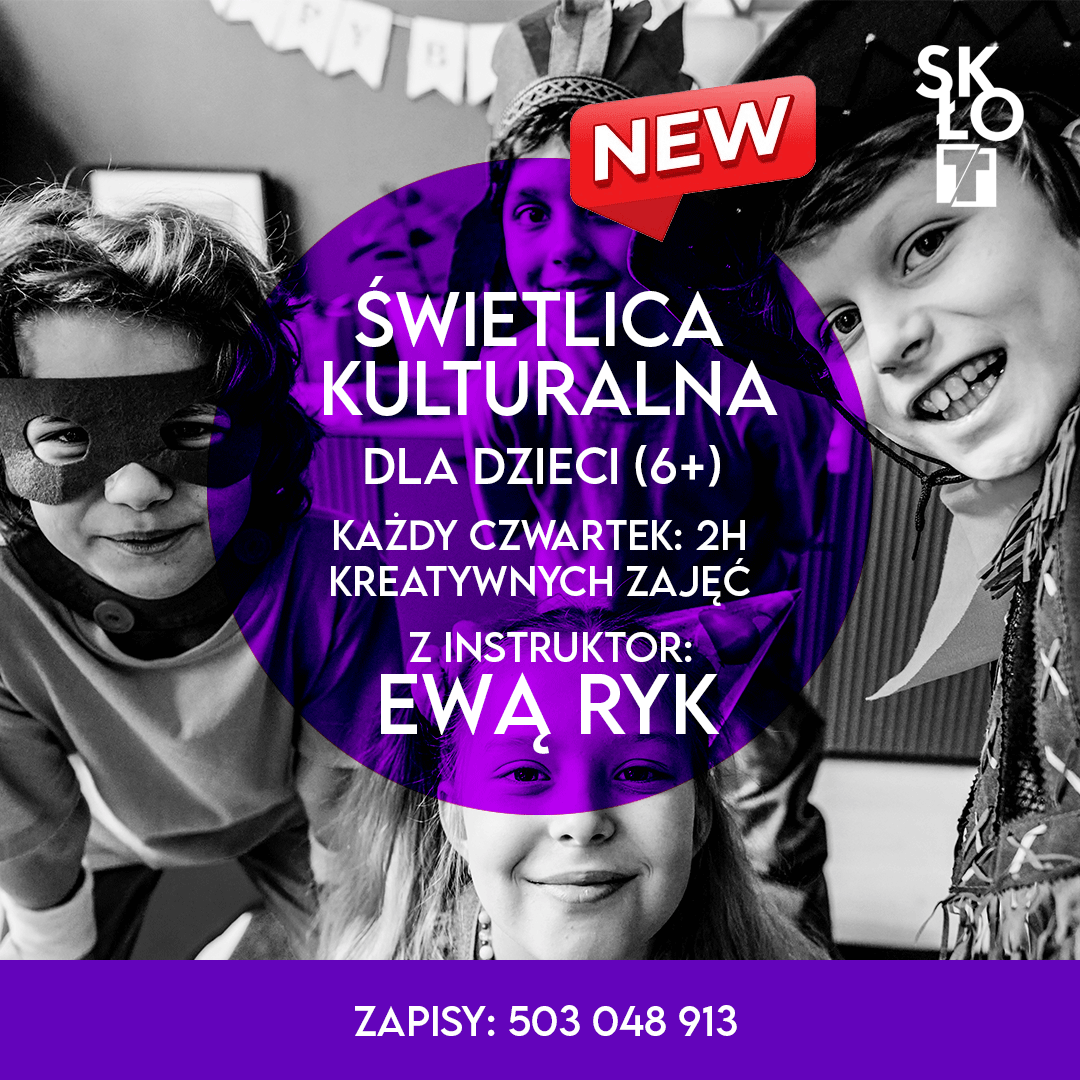 Rusza świetlica kulturalna w SKŁOT atrakcyjne zajęcia dla dzieci (6+)