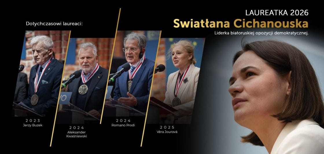 Swiatłana Cichanouska laureatką Międzynarodowej Nagrody Króla Eryka Pomorskiego 2026