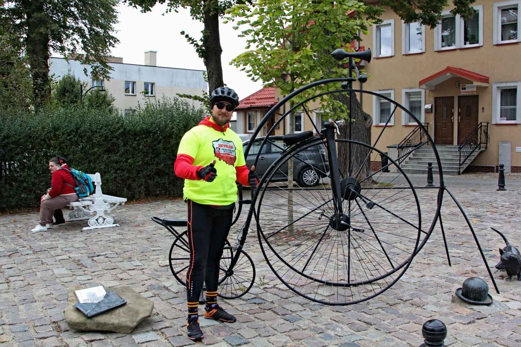 Bicyklem przez Polskę – Łukasz Jęcz w Darłowie