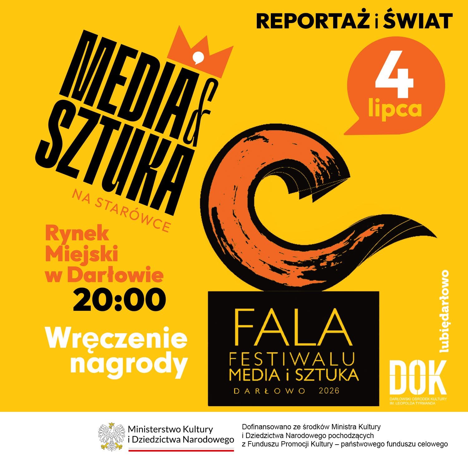Fala 14. Festiwal Media i Sztuka | 2–4 lipca 2026