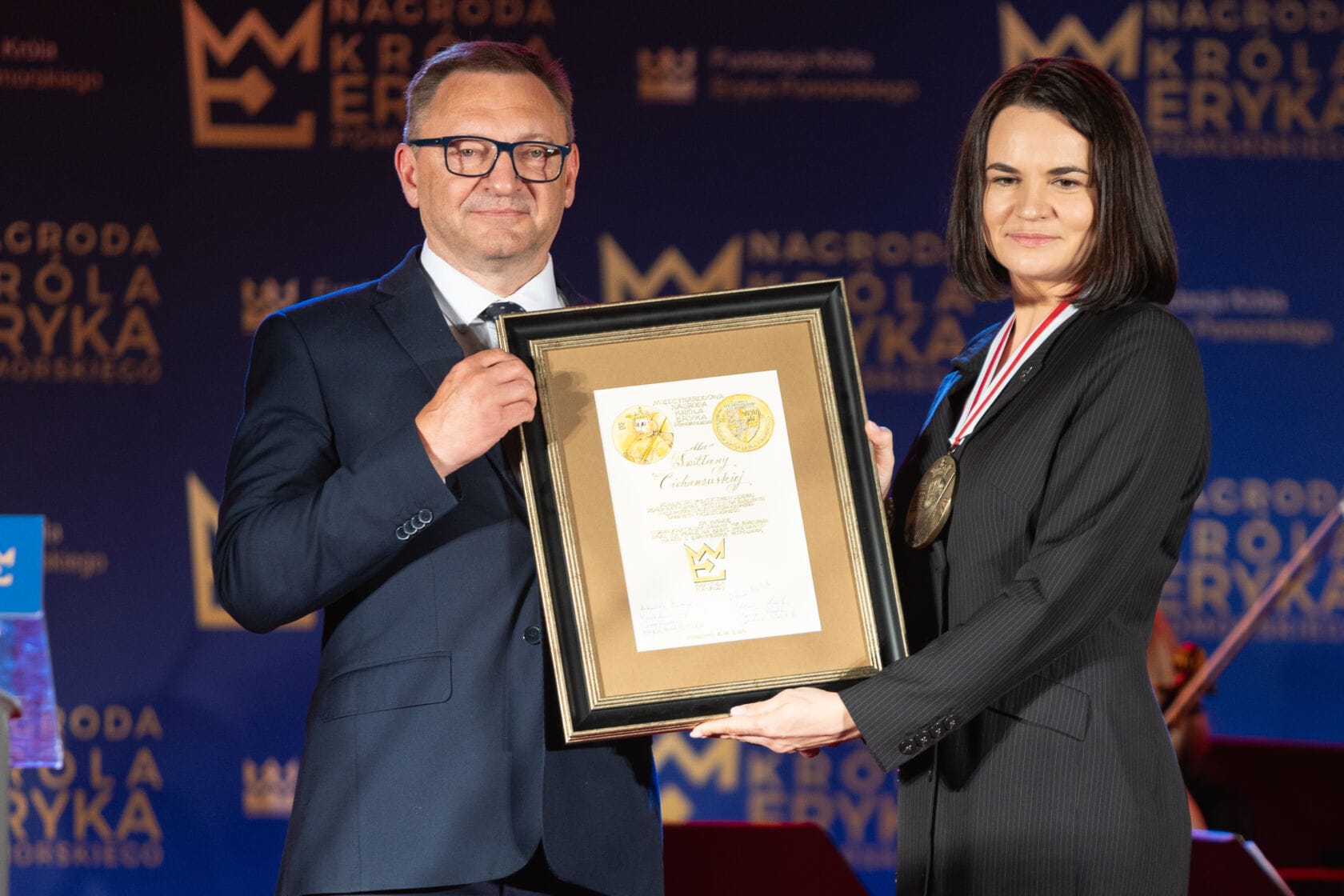 Swiatłana Cichanouska laureatką Międzynarodowej Nagrody Króla Eryka Pomorskiego