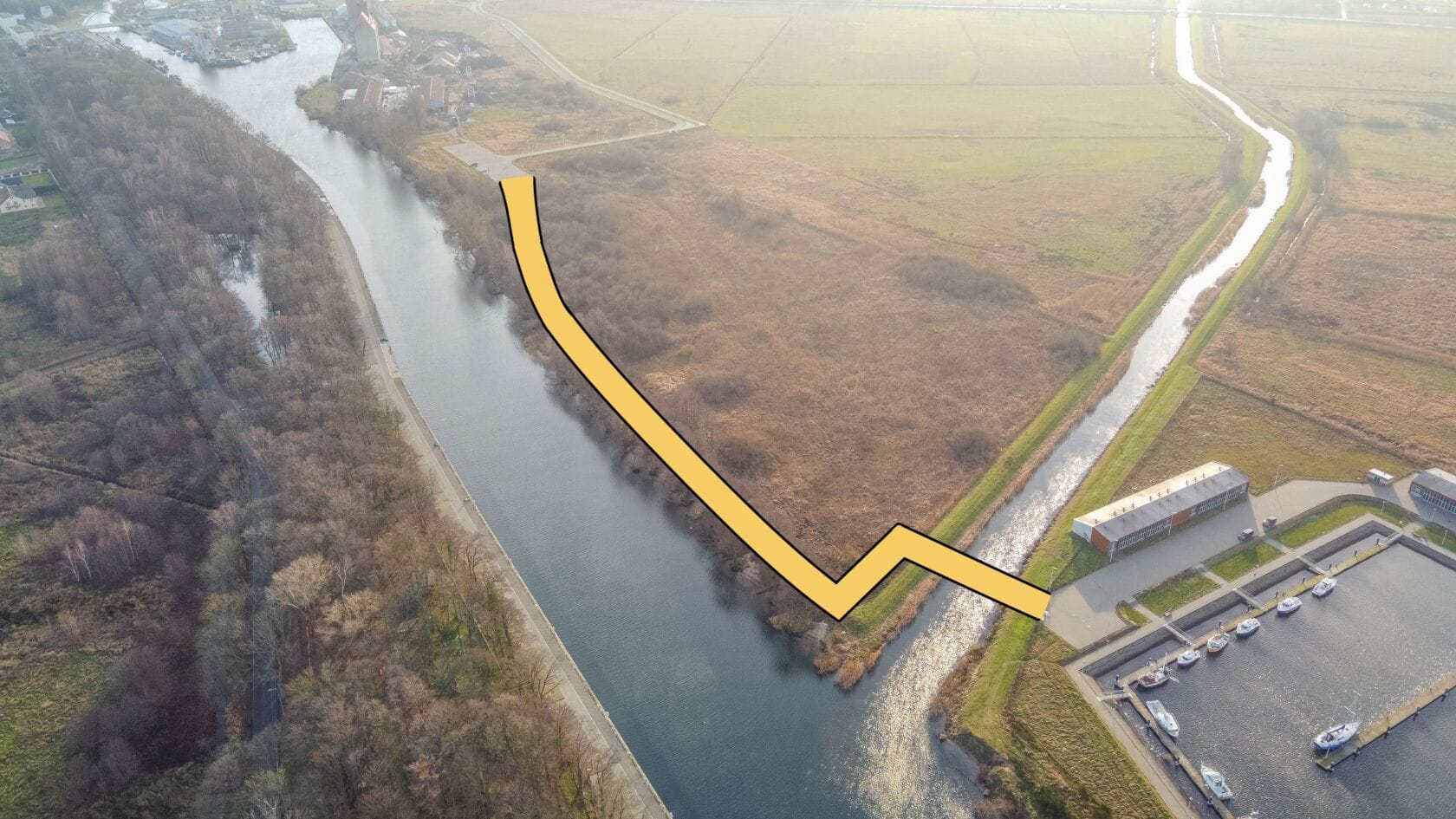 Nowy etap rozwoju infrastruktury portowej w Darłowie: 7 ofert na budowę dojazdu wewnętrznego przez Grabową dla obsługi terenów produkcyjno–portowych