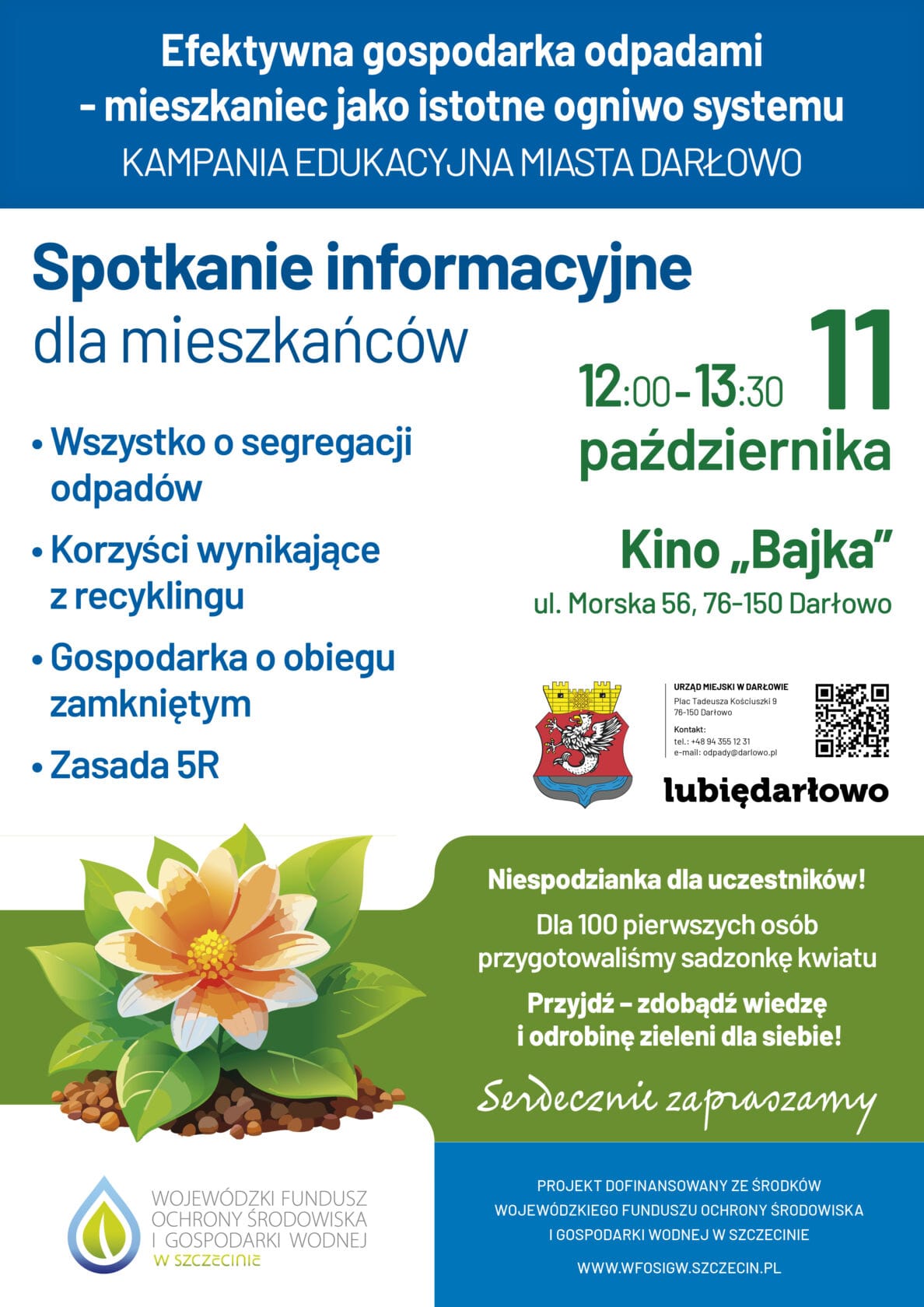 Spotkanie informacyjne o gospodarce odpadami – 11 października w Kinie „Bajka”