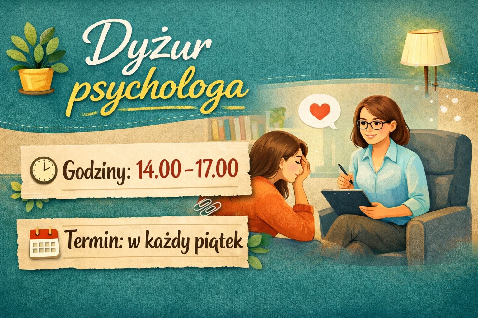 Dyżur psychologa – bezpłatne wsparcie dla mieszkańców Miasta Darłowo