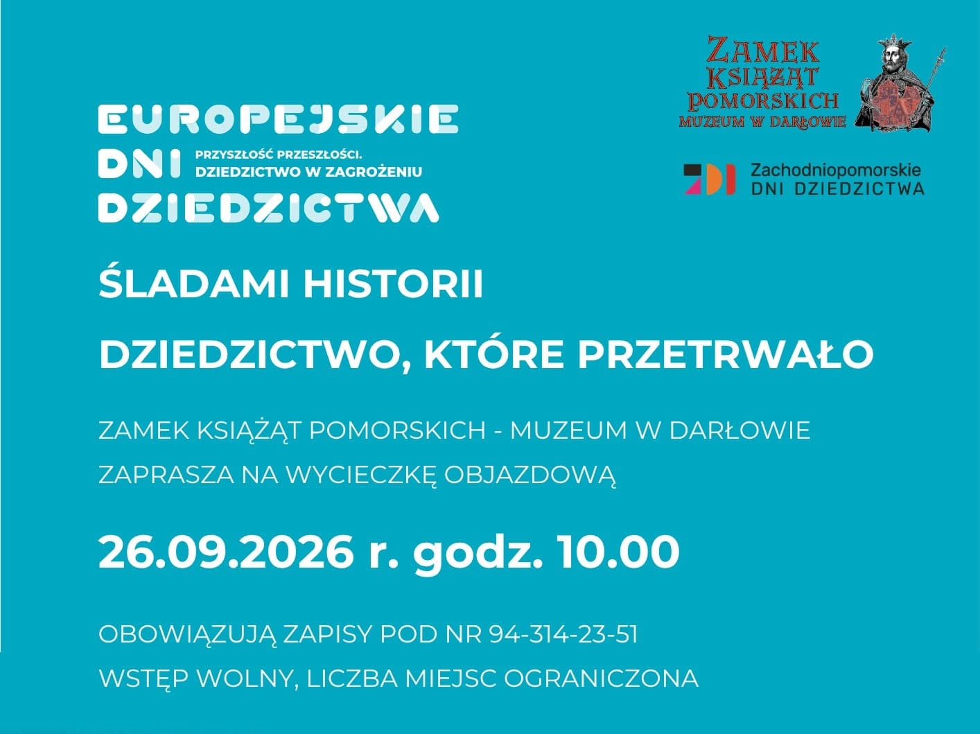 Ruszają zapisy na wycieczkę: śladami historii. Dziedzictwo, które przetrwało