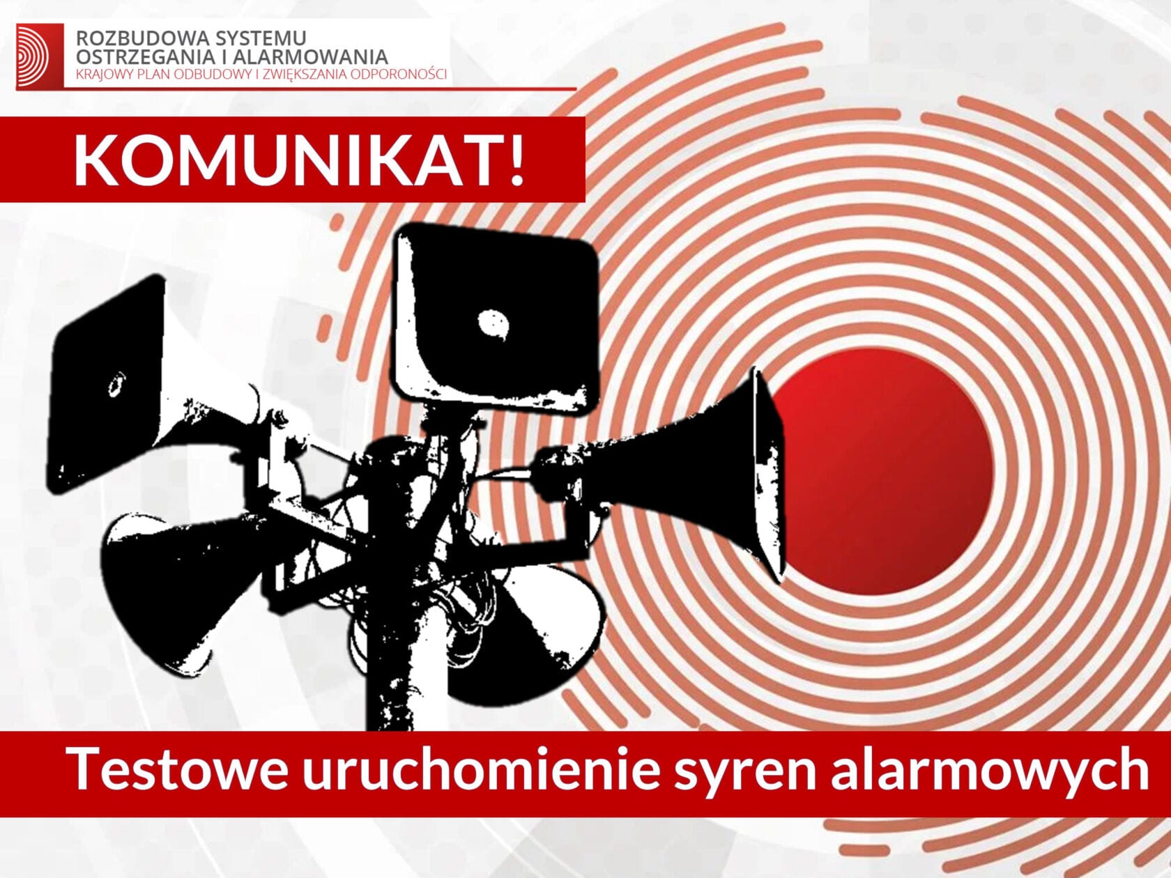 UWAGA: test syren alarmowych